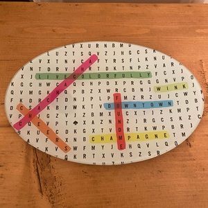 Kate spade puzzle tray - glass